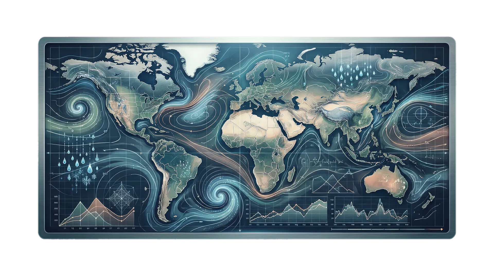 Painel visual sobre clima, modelagem e análise