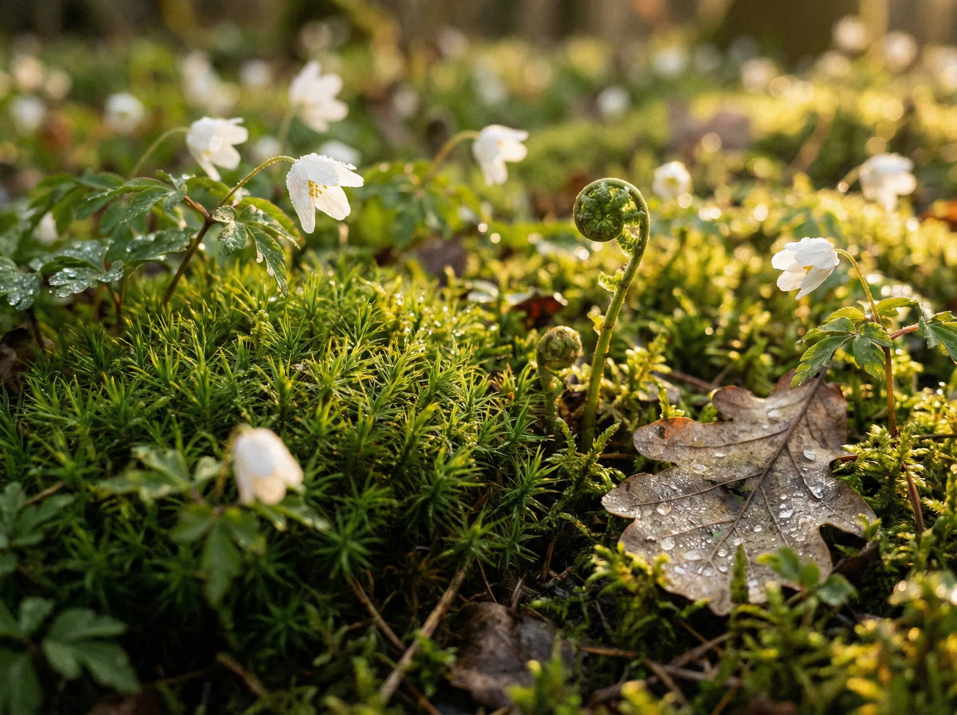 Frühlingserwachen im Wald