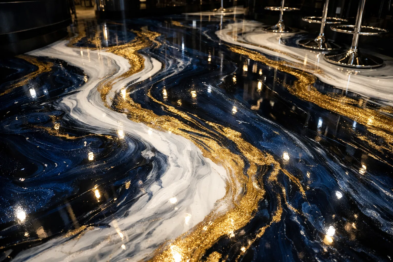 フロアレジンアート