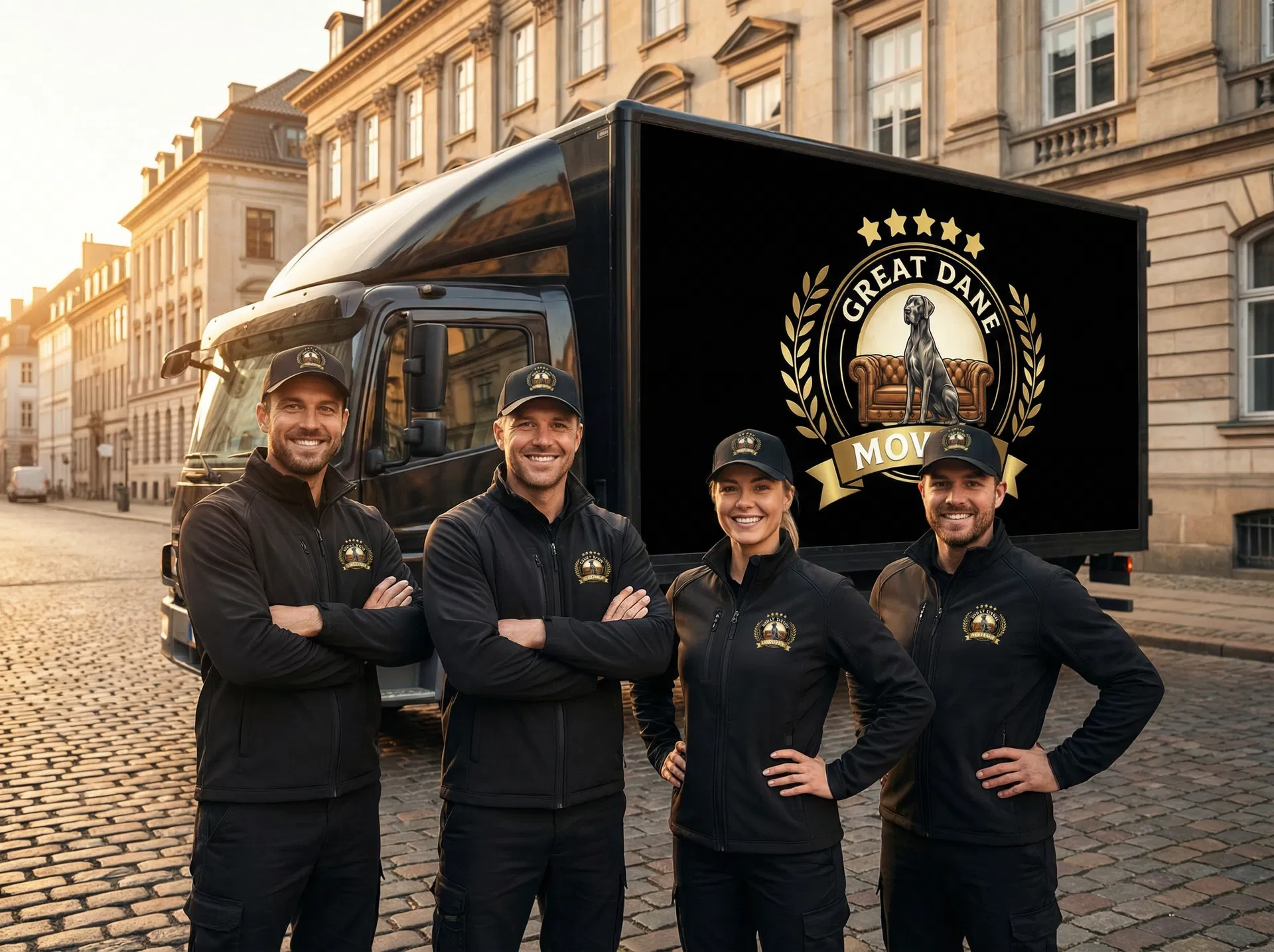 Great Dane Movers team