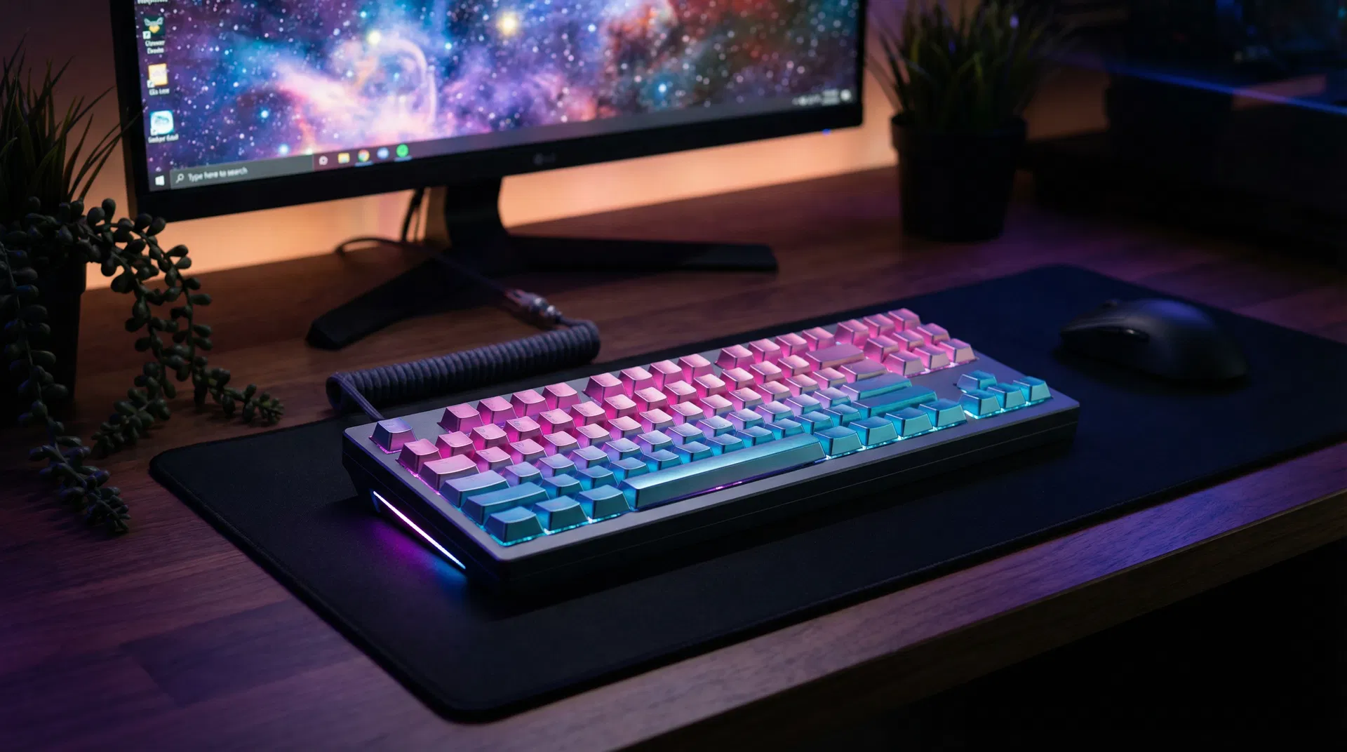 Lifestyle desk setup