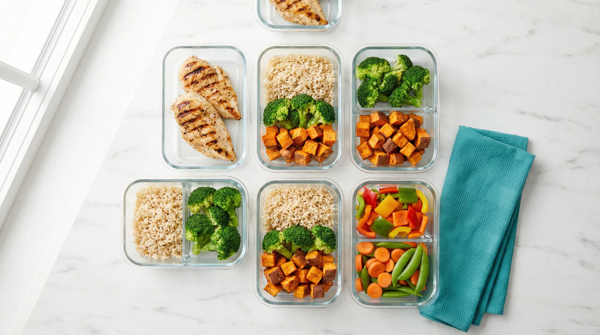 Meal Prep für Fitness: So planst du deine Mahlzeiten für Muskelaufbau und Fettabbau