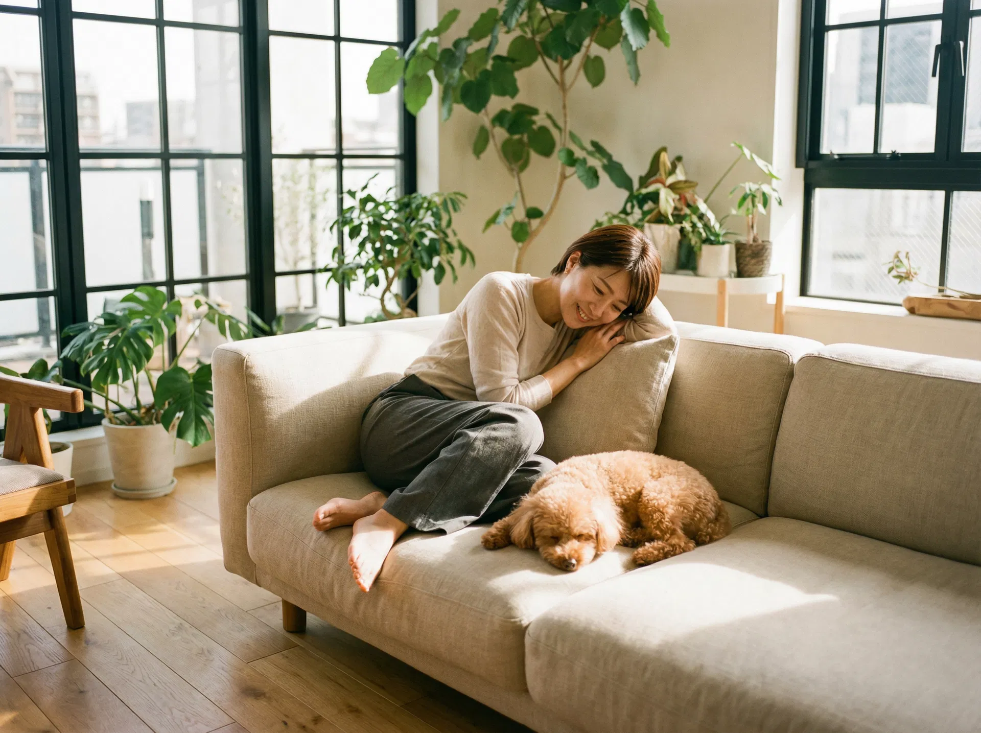 30代独身 × トイプードル