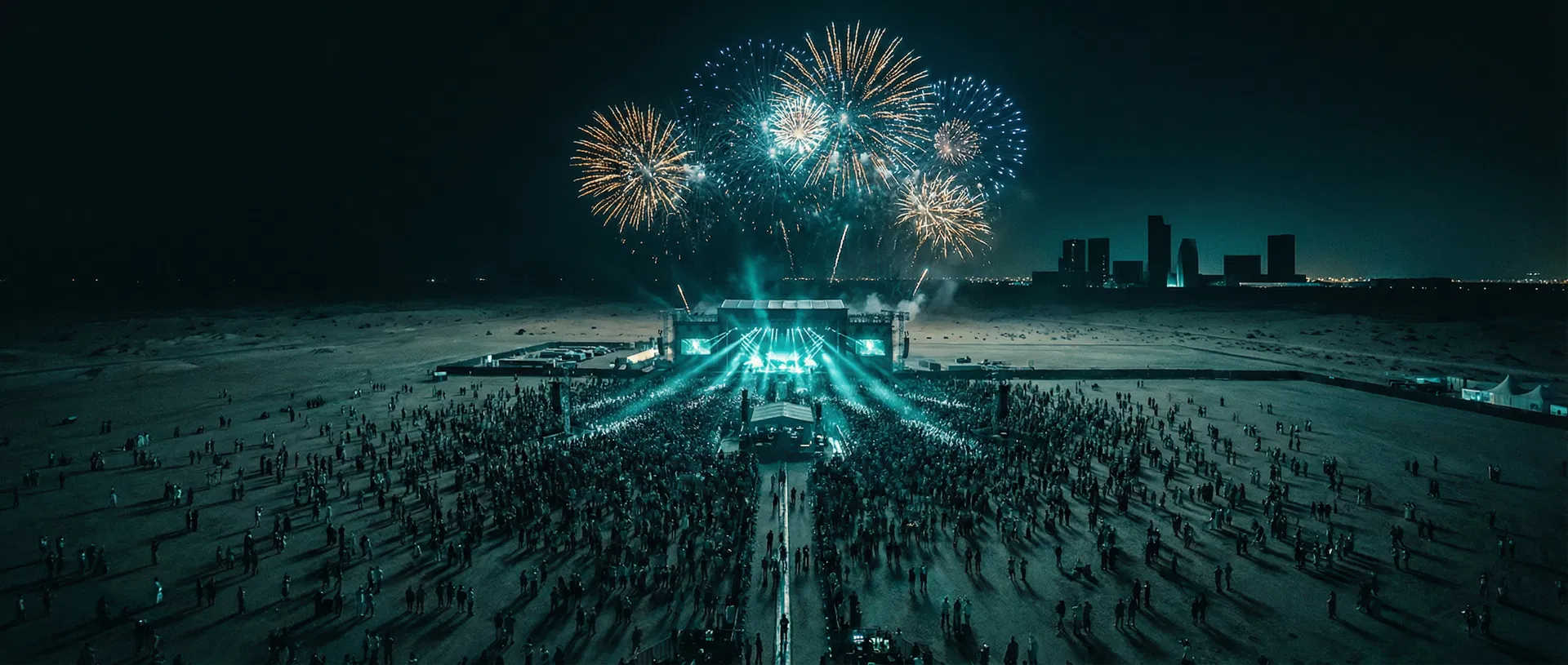 Spectacular event in Saudi Arabia