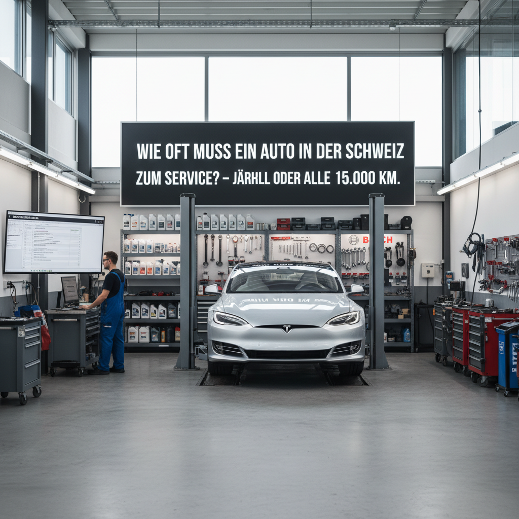 Wie oft muss ein Auto in der Schweiz zum Service?