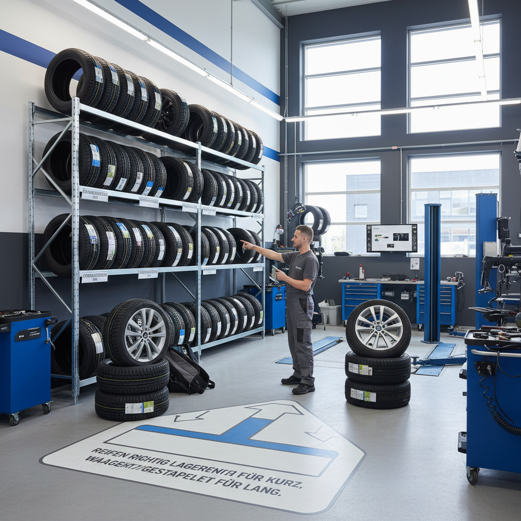 Reifenlager: Reifen richtig lagern zwischen den Saisons