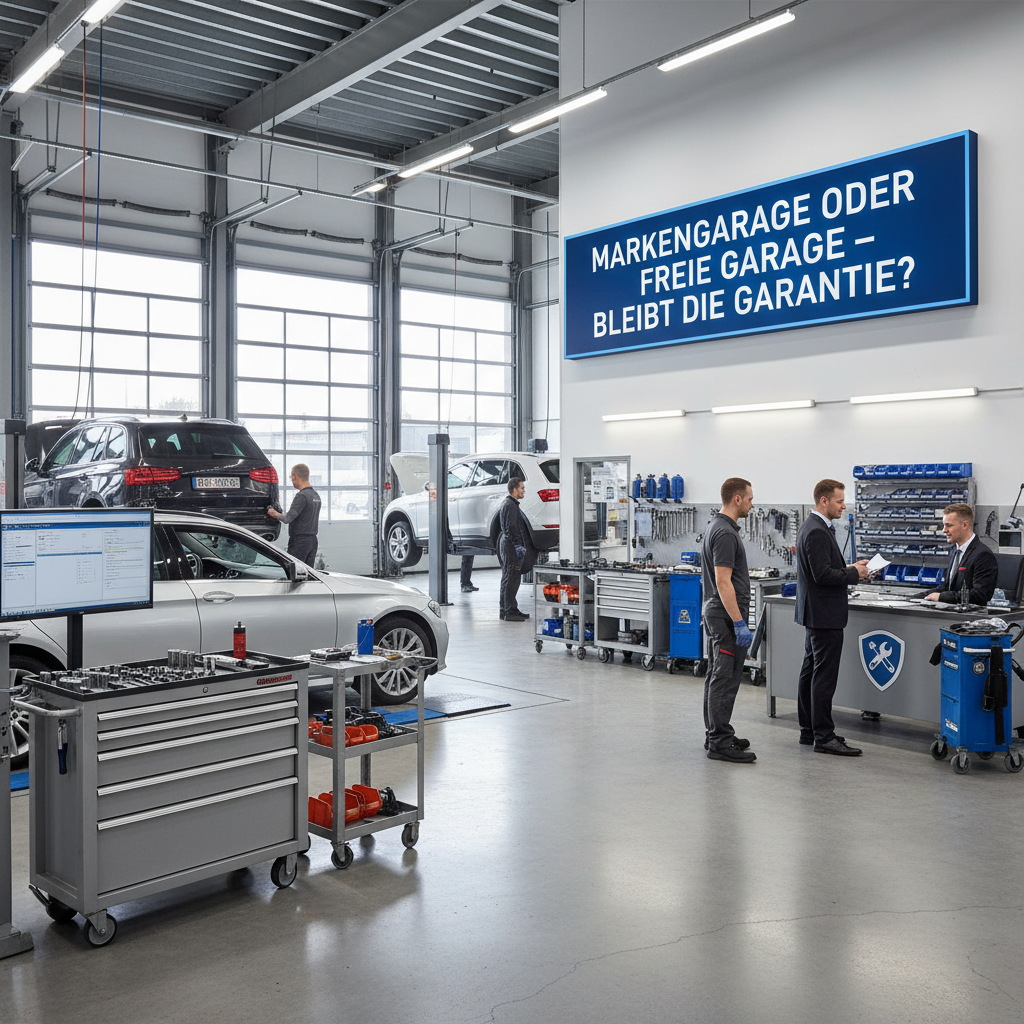Markengarage oder freie Garage – bleibt die Garantie?