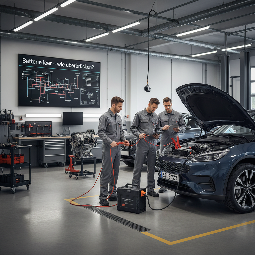 Batterie leer – wie überbrücken?