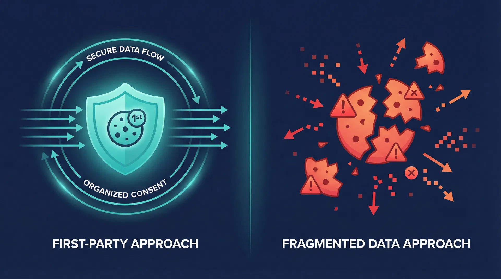 First-party data approach vs fragmented third-party data