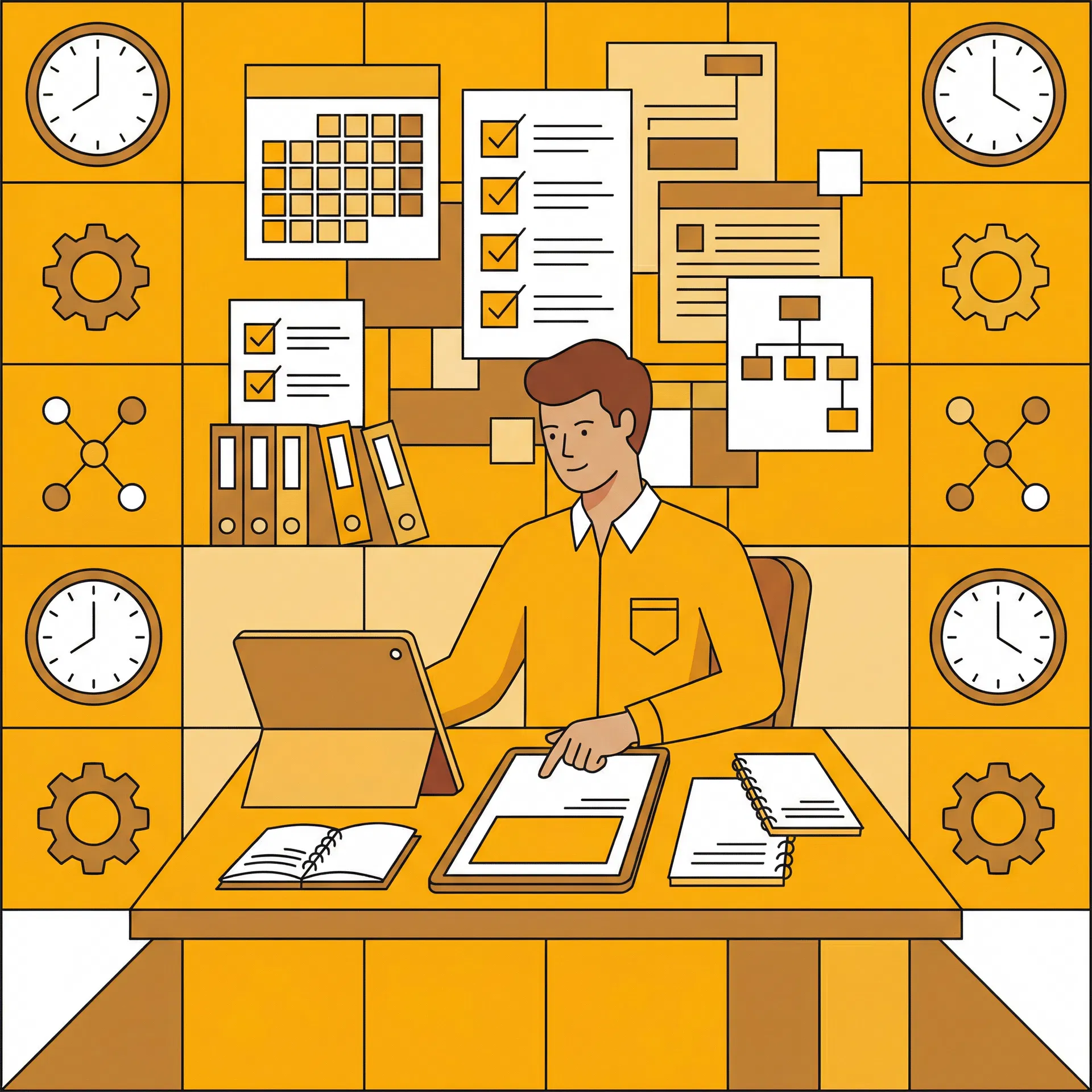 Ilustração do perfil Planejador