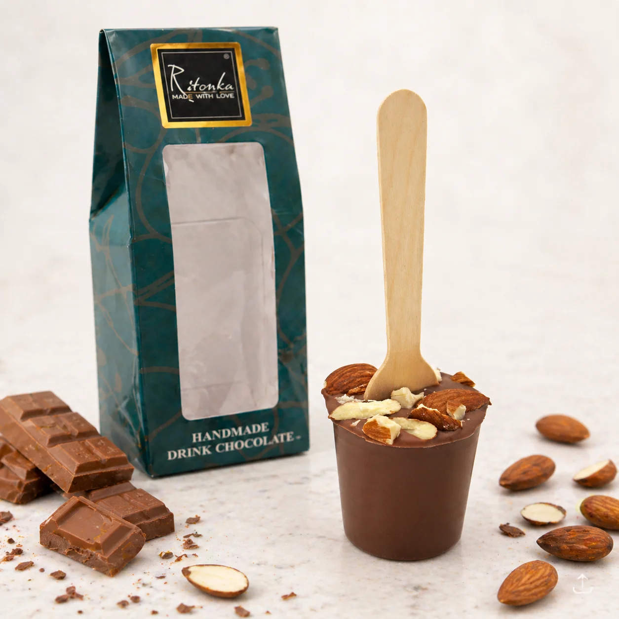 Milch Trinkschoko Stick - Mandeln | 60g