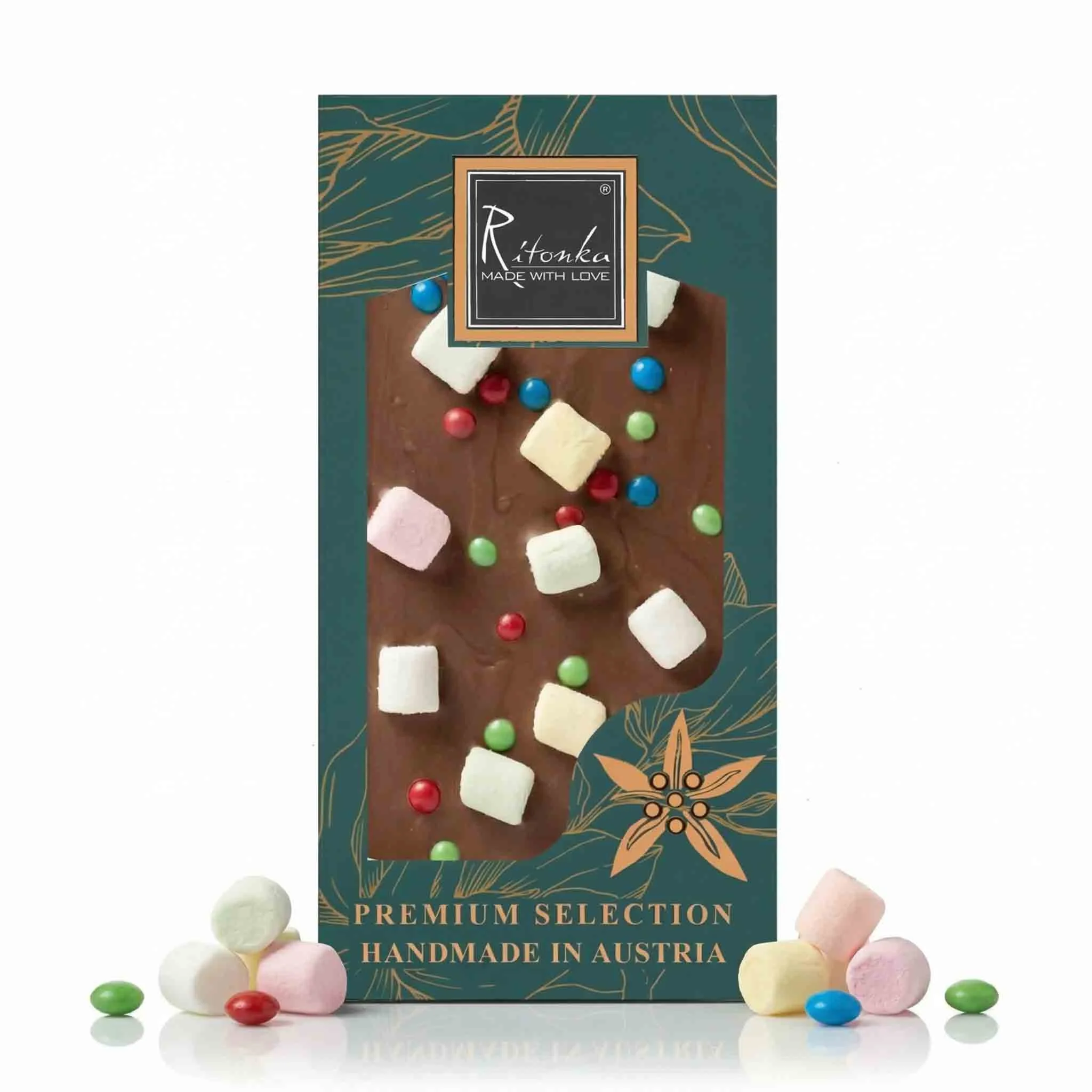 PREMIUM Milchschokolade - Schokokugeln, Marshmallow 95g