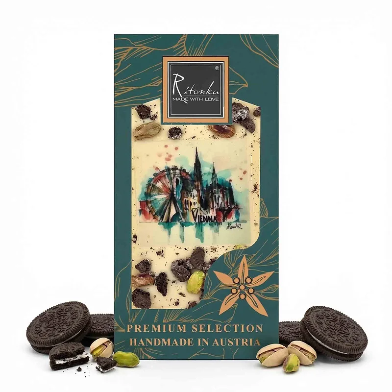 PREMIUM Weiße-Schokolade  Vienna Riesenrad 95g