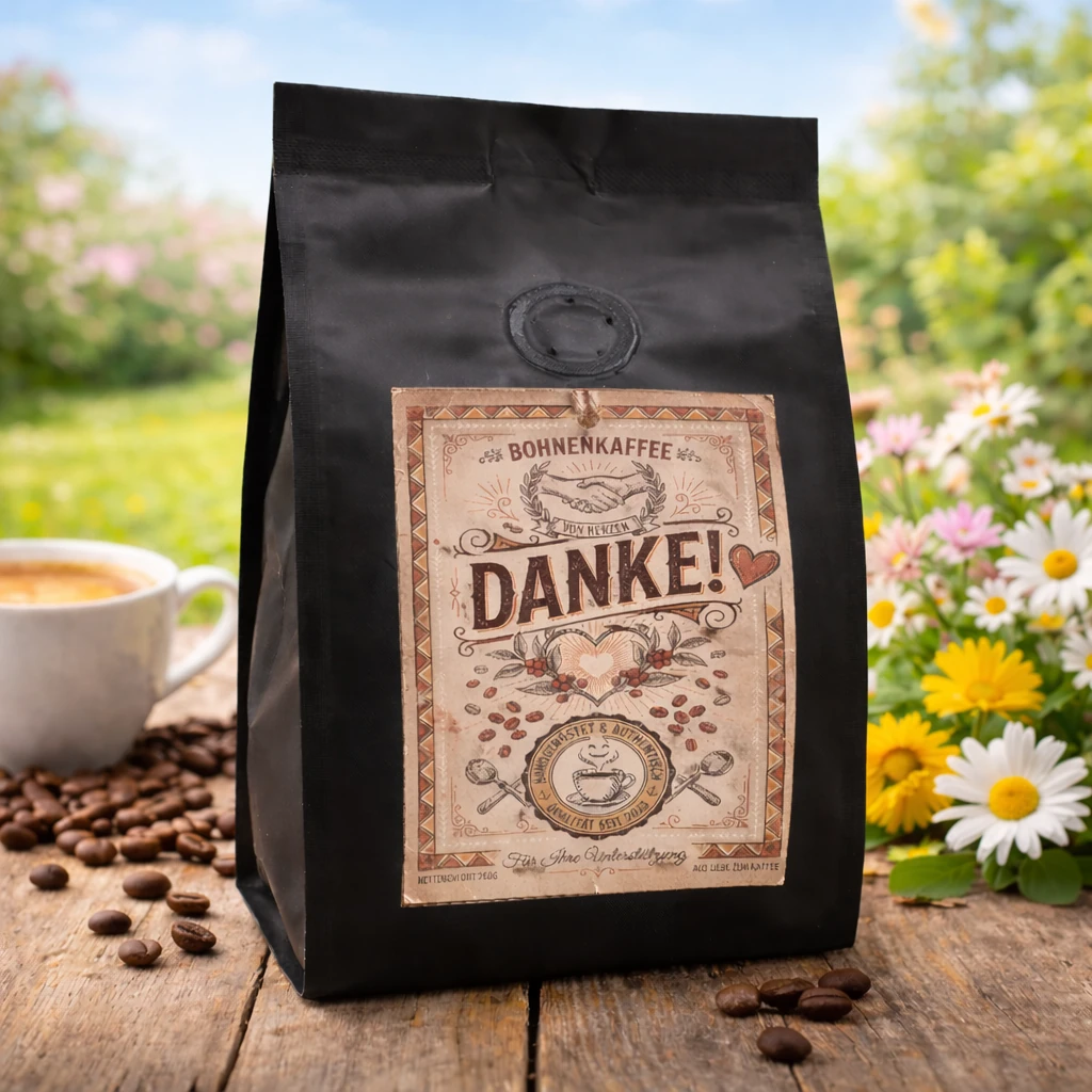 Ritonka Coffee Premium "DANKE" 250g ganze Bohne