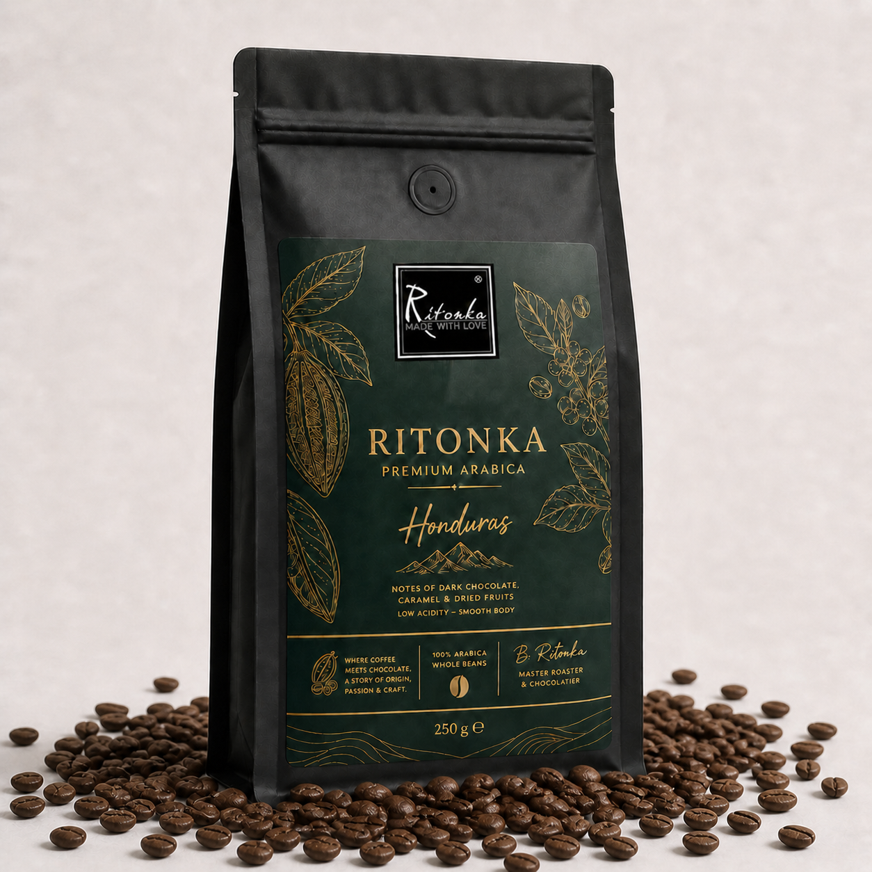Ritonka Coffee Honduras Premium - 1000g gemahlen