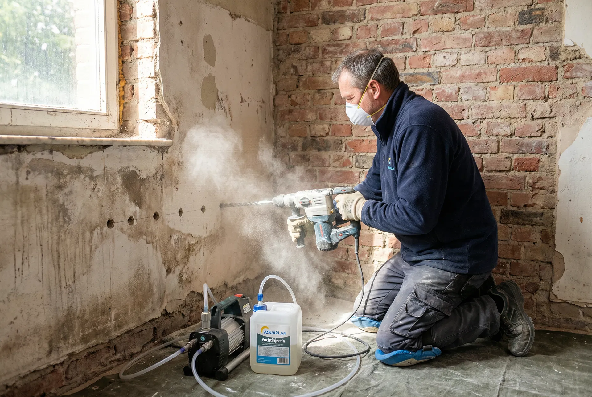 Vochtinjectie behandeling opstijgend vocht