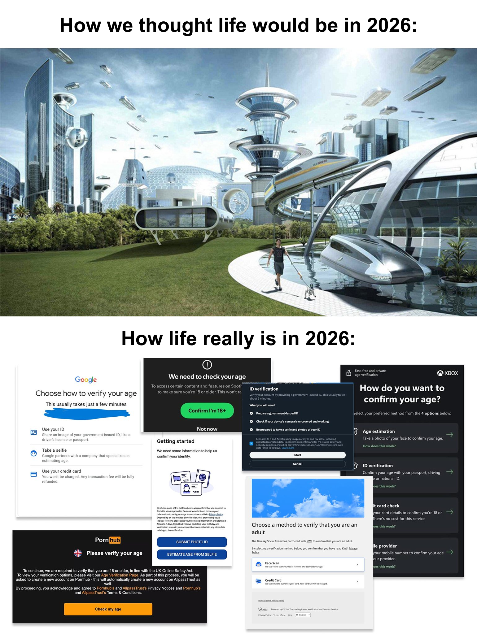 This is definitely not how we thought it would be...