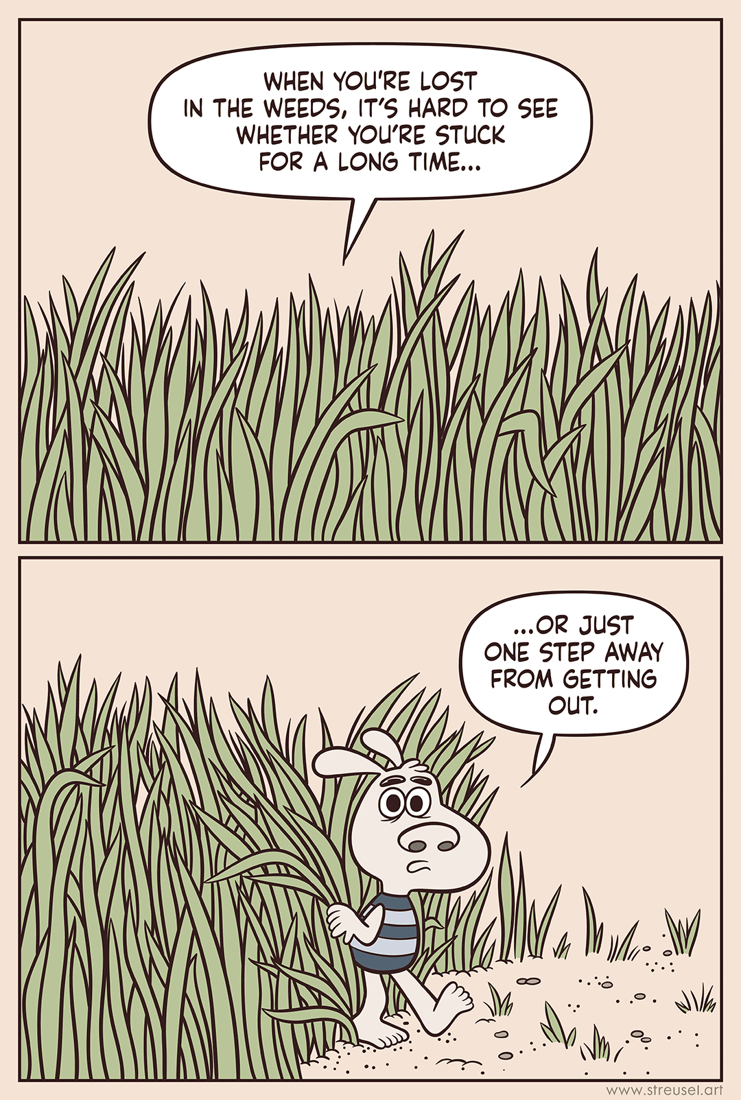 Being in the weeds