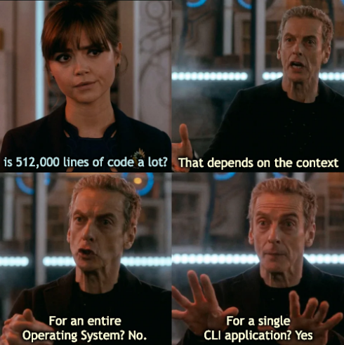 oneClaudeEquals512kLinesOfCode