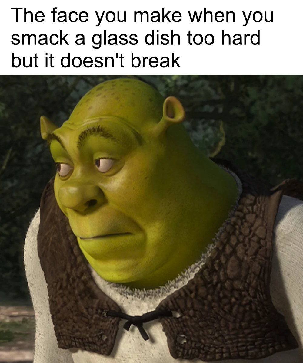 Little tap on the glass?