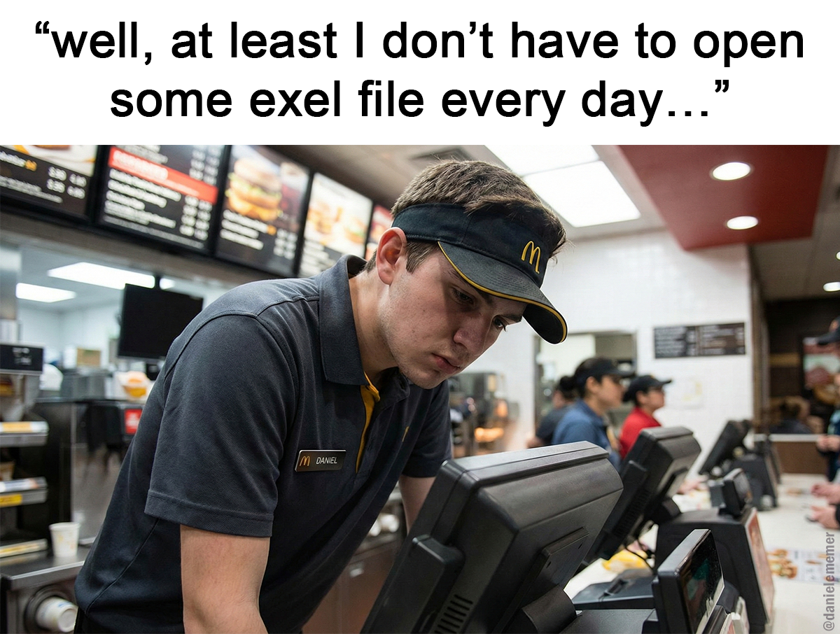 Well. fair enough....