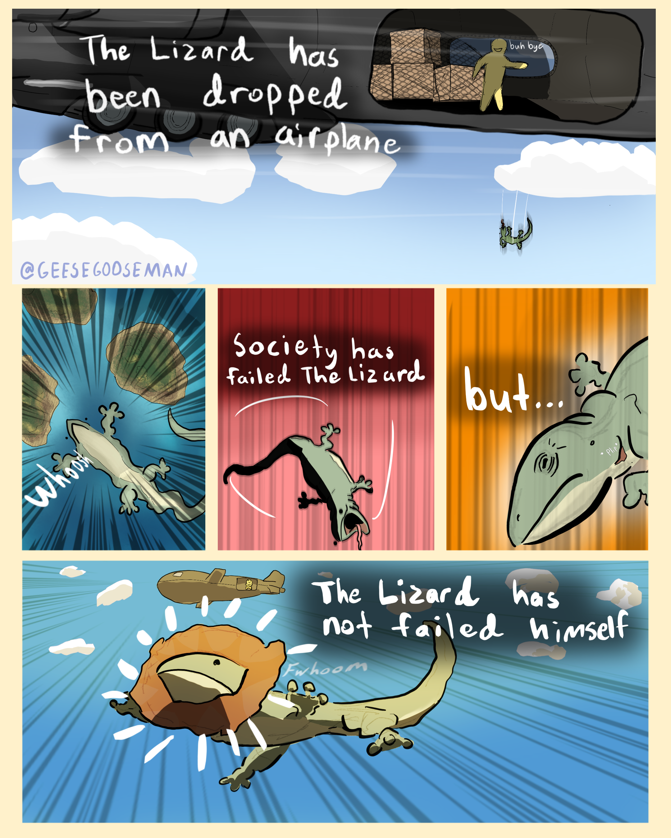 The indomitable lizard spirit