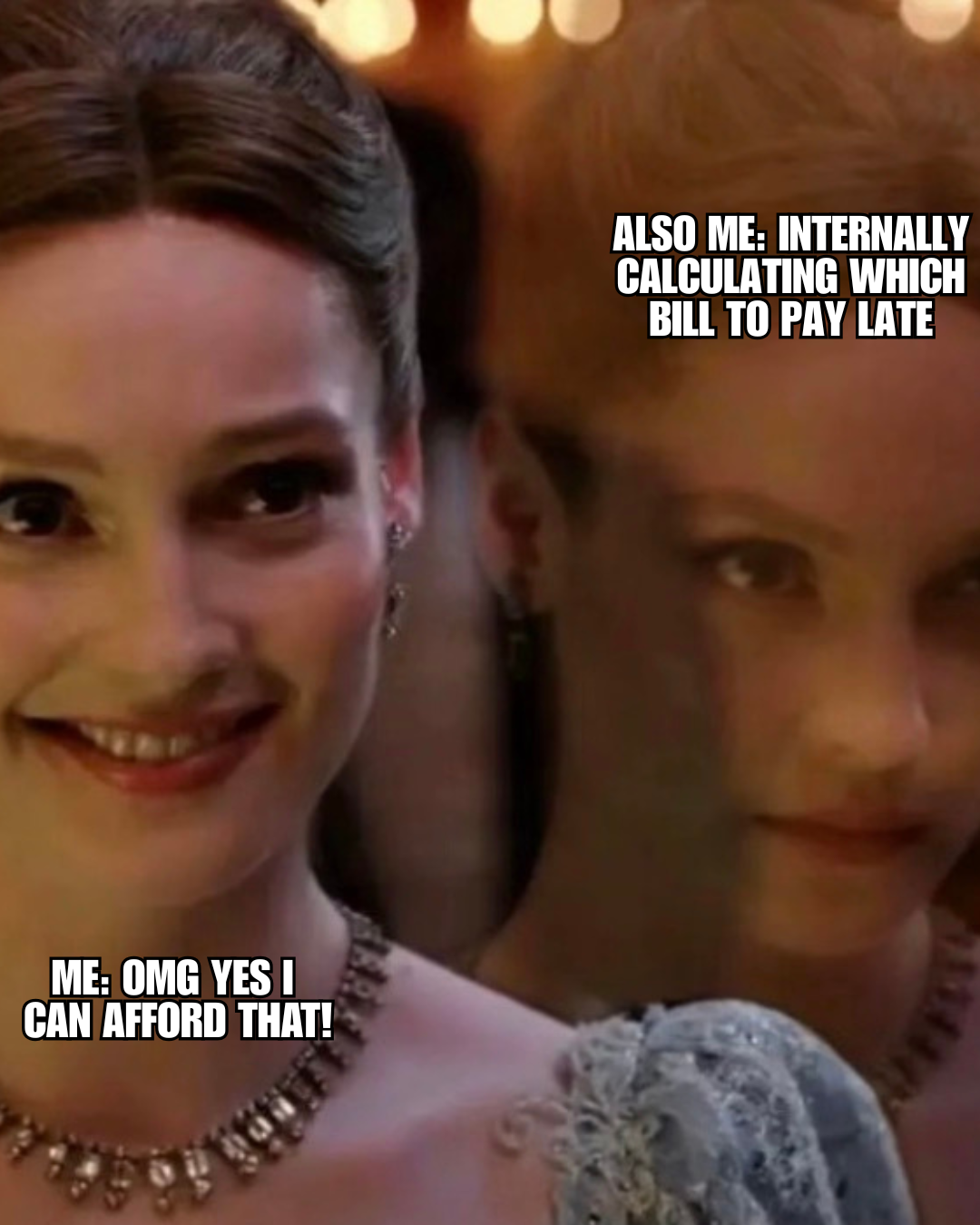 If I don't see the credit card statement it's not my problem yet