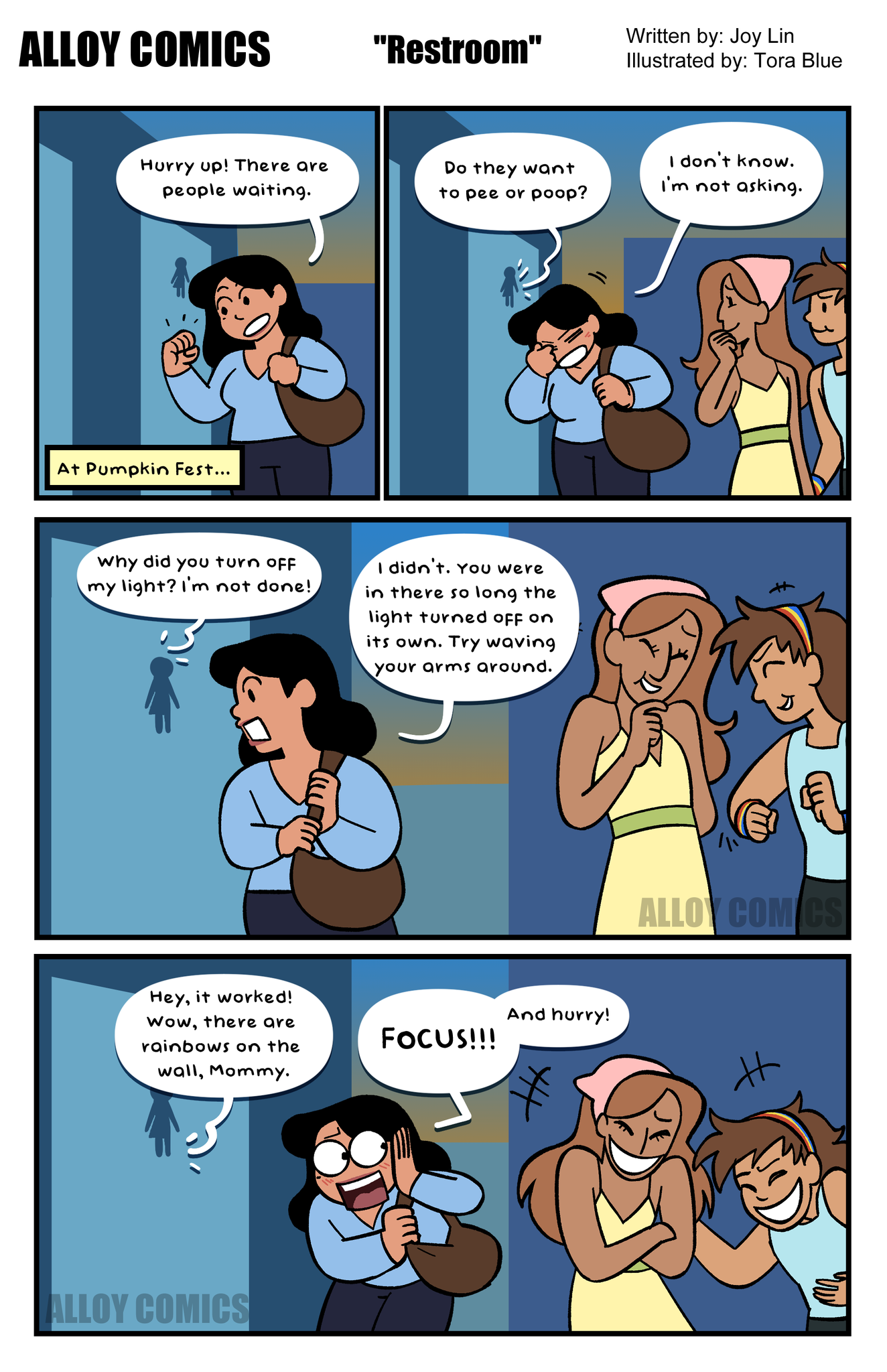 May all parents grow tough skin from public embarrassment!  PS. My son was 6 at the time this happened...