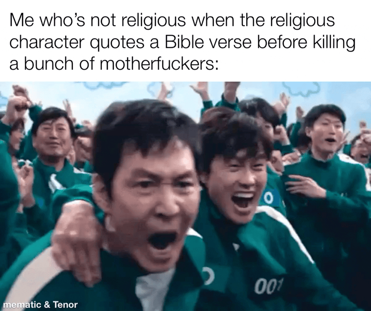 Nightcrawler is so cool and a priest with a shotgun goes so hard. Why aren’t people like fictional characters