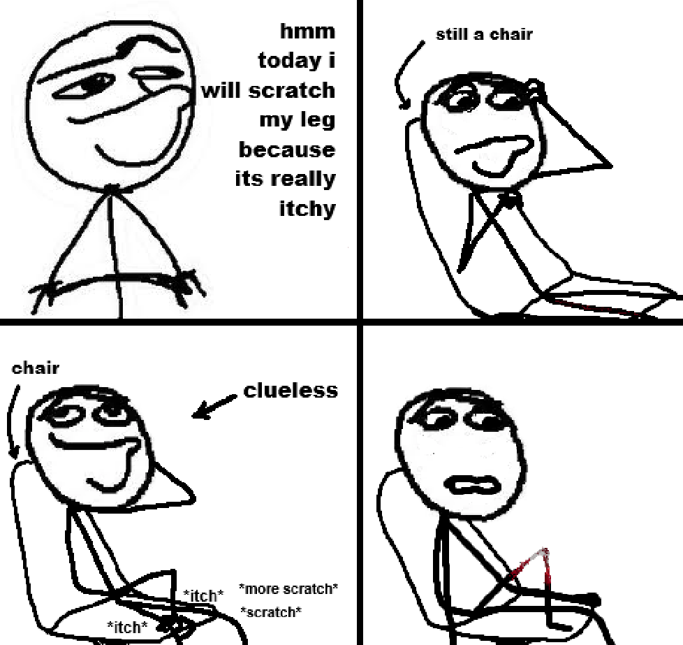 really itchy leg