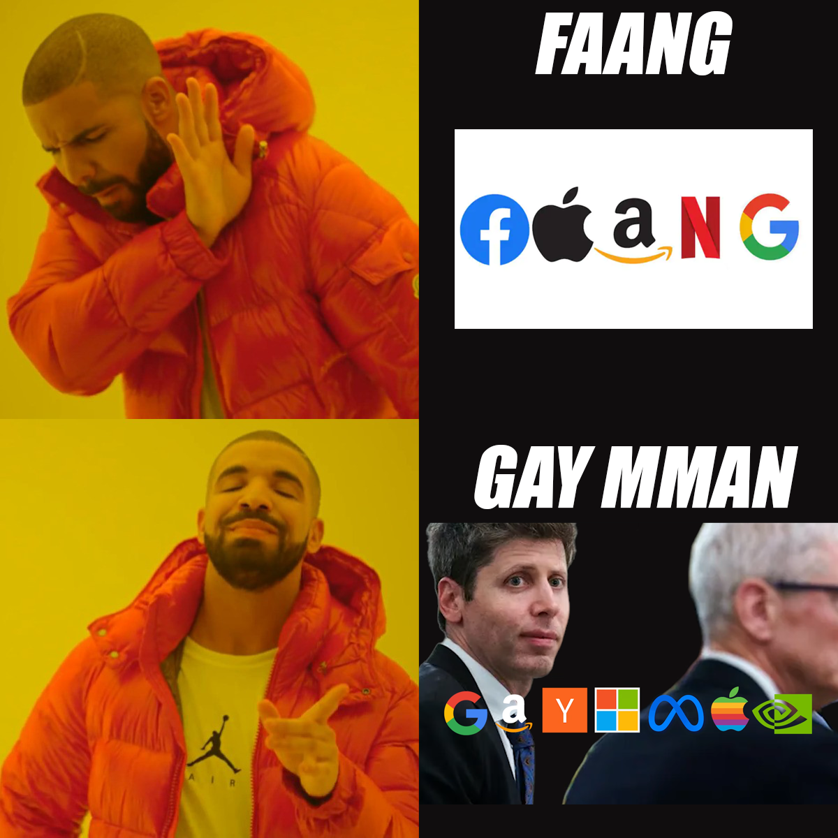 FAANG is out. GAYMMAN is in.