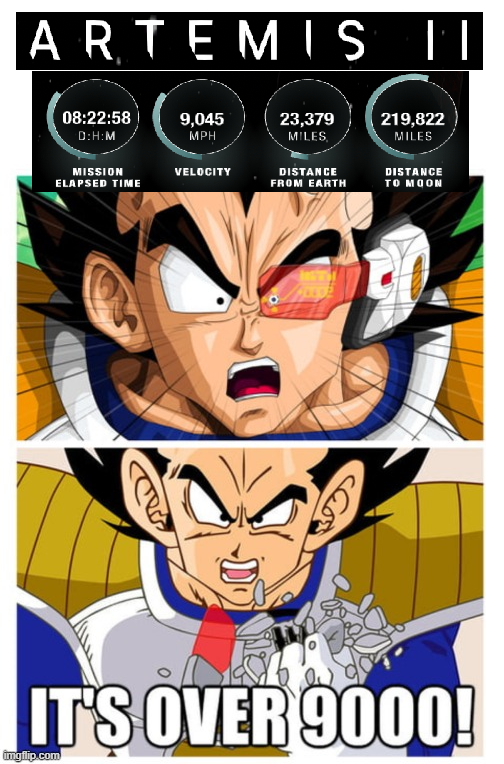 Hey Vegeta! You catch the speed on that incoming capsule?