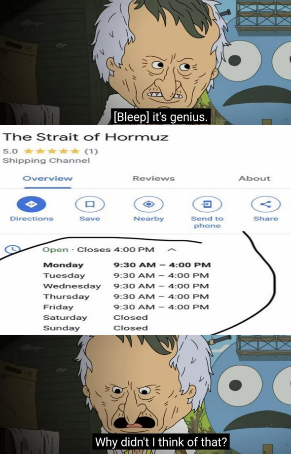 Let's get straight to the business - it's open during stock hours