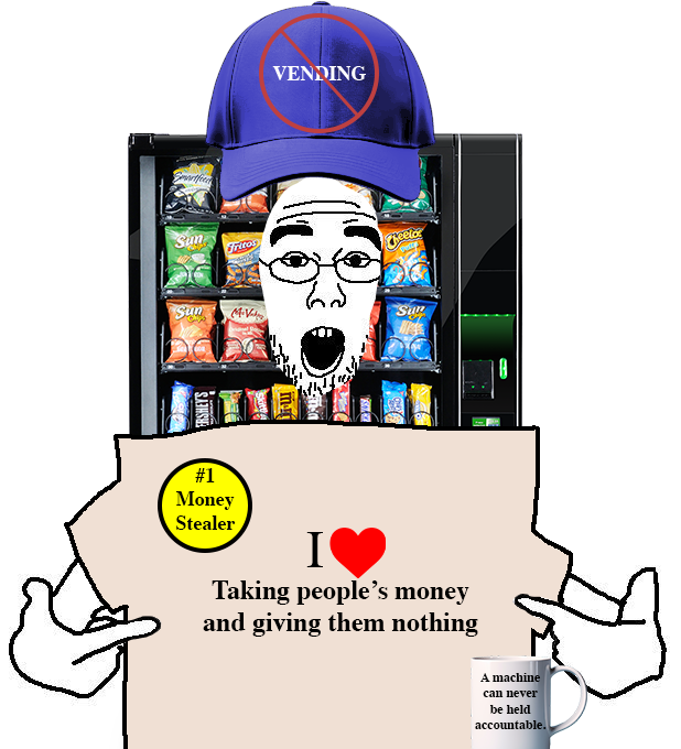 The vending machines at my college keep messing up so I made this.