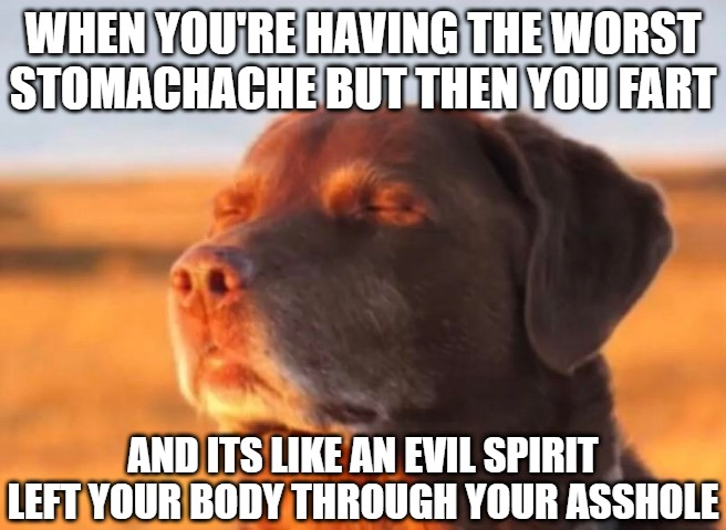 Good Ending: Instant Relief / Bad Ending: Shart