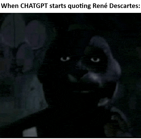 "I think, therefore i AM"