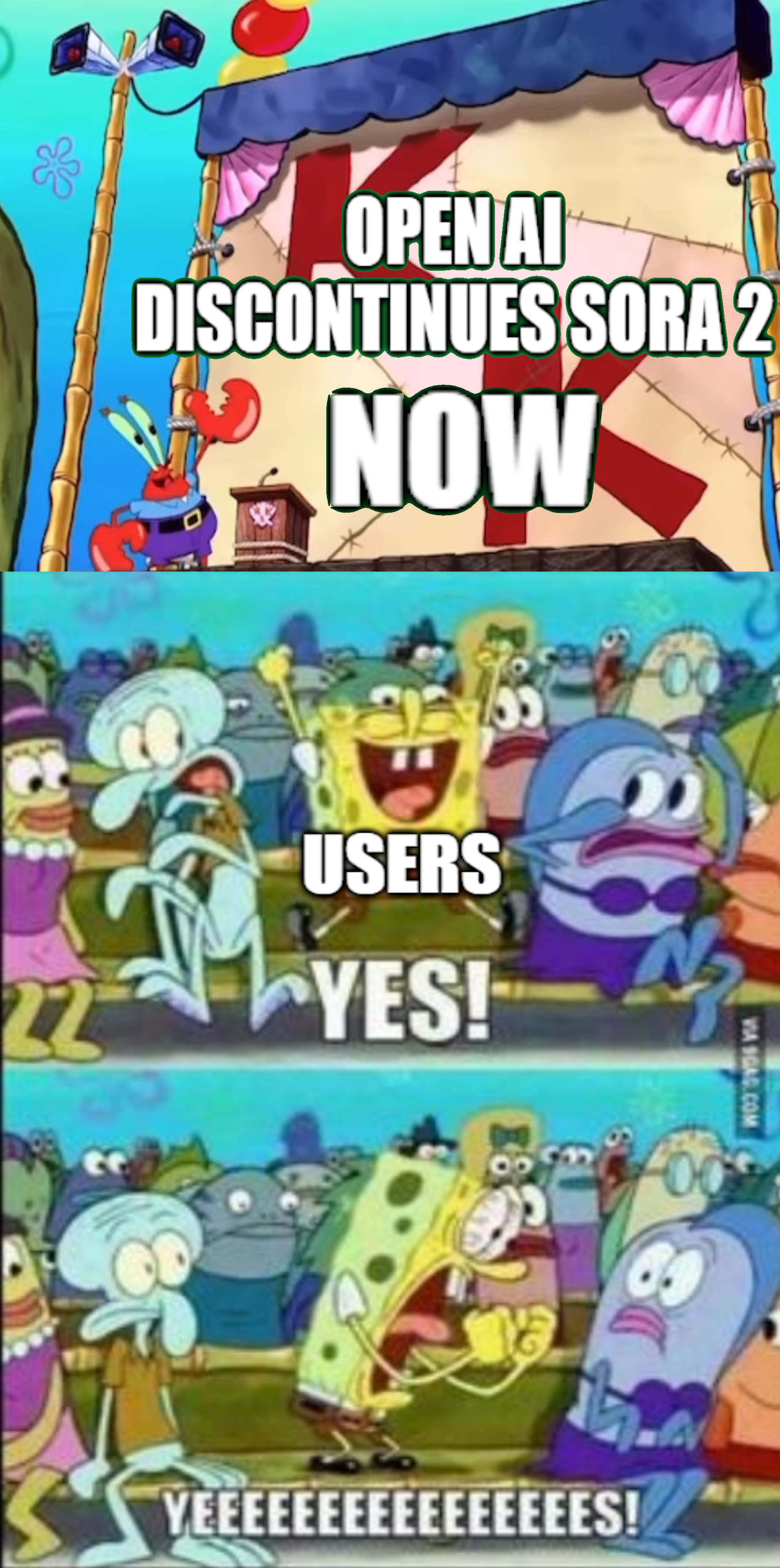 Sora 2 shutdown meme