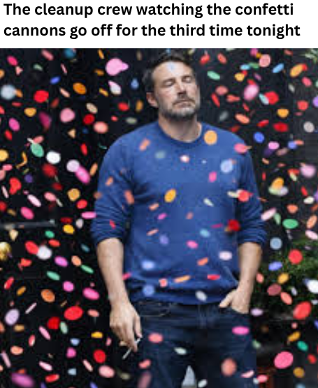 Not that shit again.