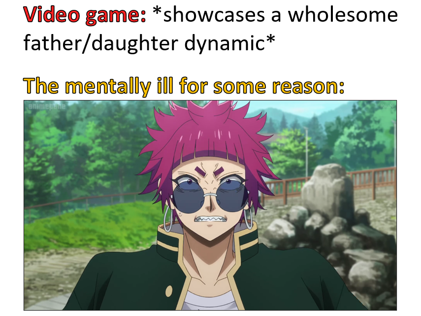 "Fatherhood baaaaad!!!"