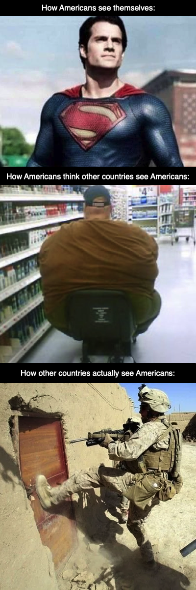 The problem other countries have with us is not our eating habits