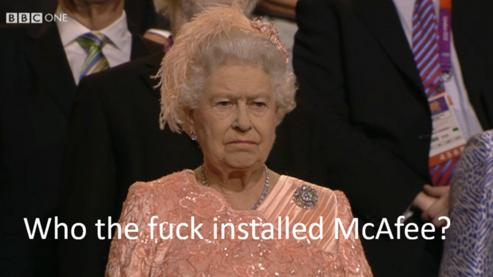 When it just pops up!