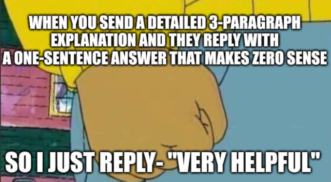 🙂‍↕️ Enlightened by that email