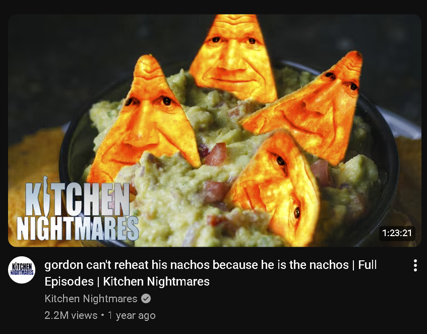 Who is running the Kitchen Nightmares Youtube channel?!