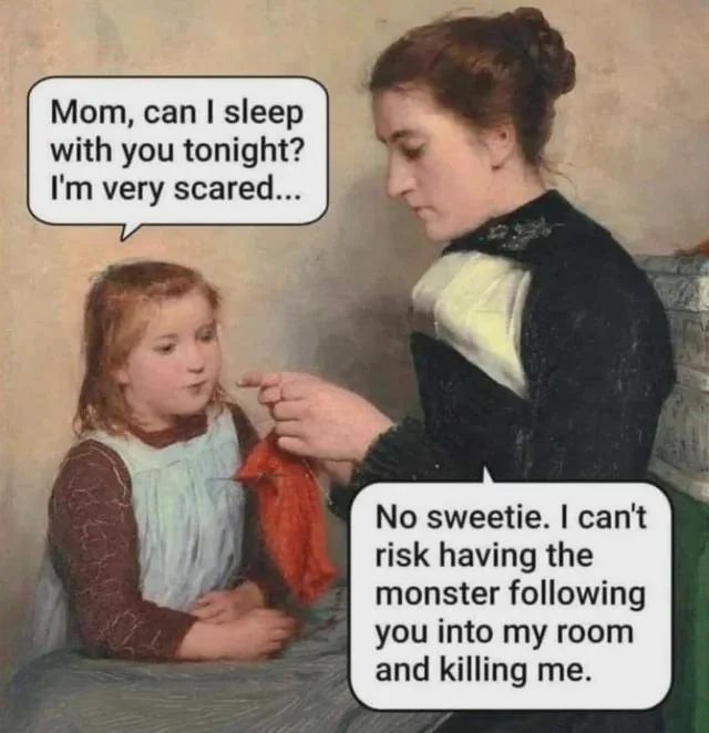 I love you, but no Sweetie.