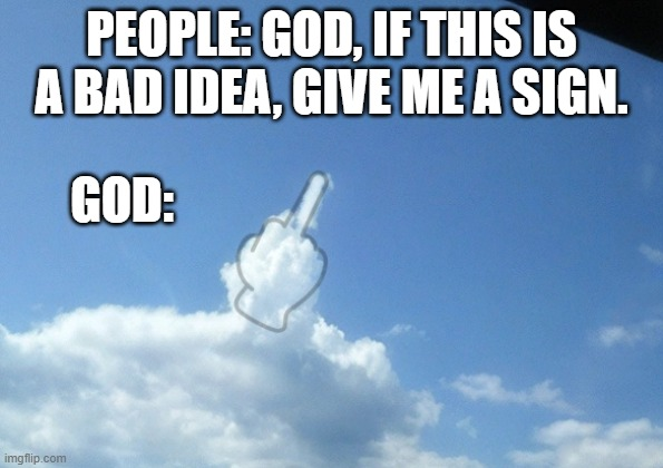 And then they ignore it
