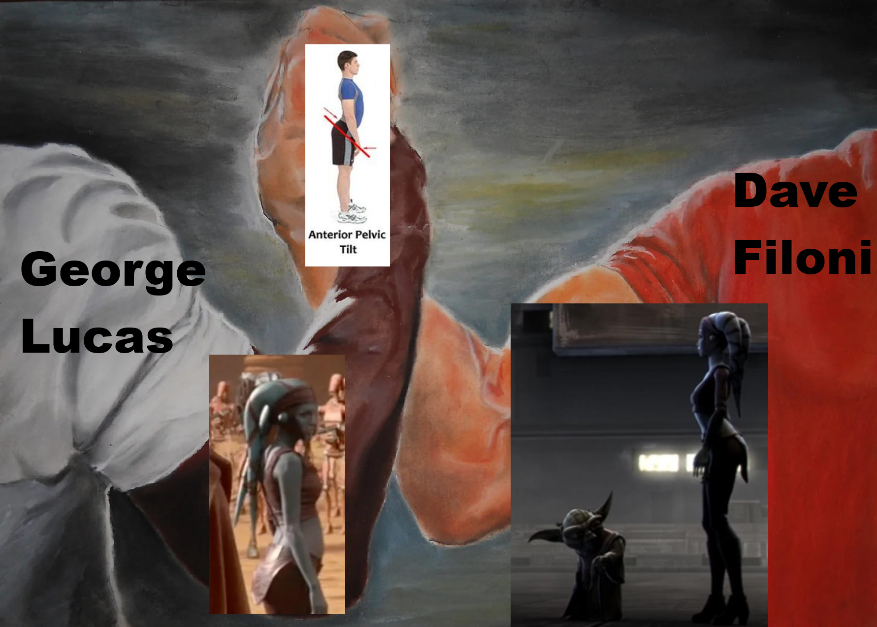 star wars, Anterior pelvic tilt