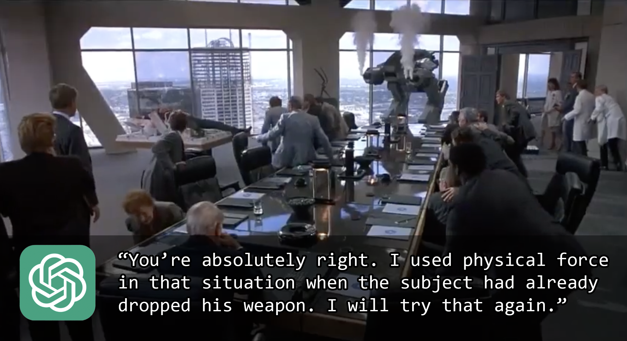 "You're absolutely right"