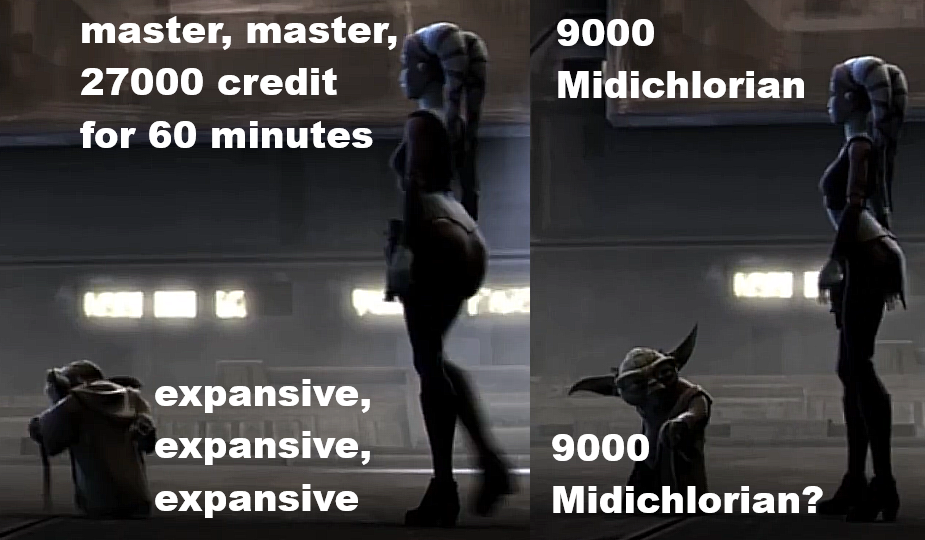 star wars version of old Man turning back towards sex worker
