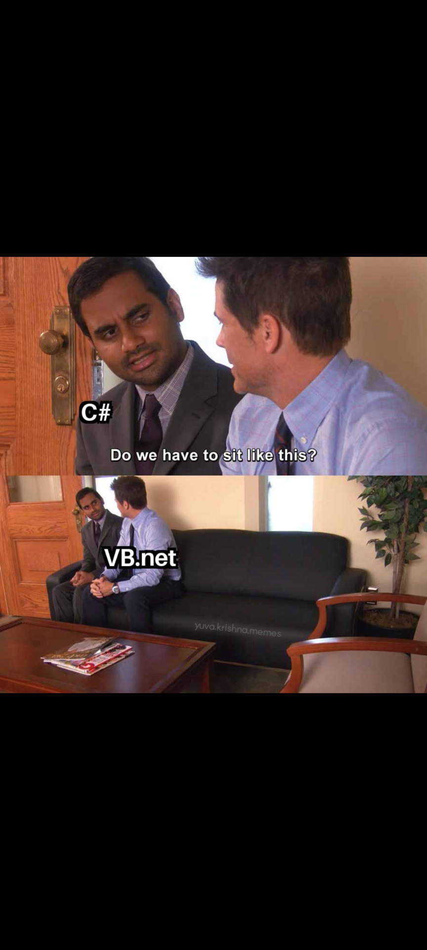 whenCSharpAndVbNetShareTheSameDotNetParent