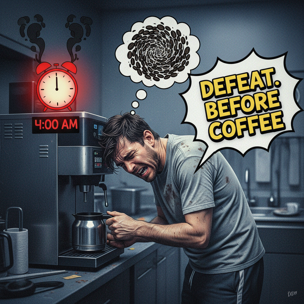 My alarm clock is my cardio nemesis. #MondayBlues